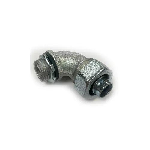 Bridgeport 470-SLT 1/2" 90deg Liquidtight Connector, Steel