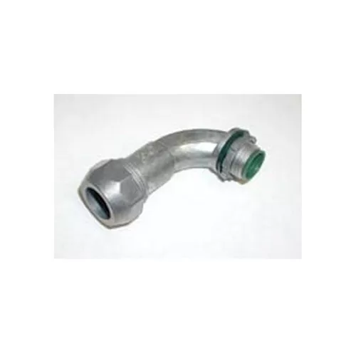 Bridgeport 895-DCI2 3/8" 90D Snap Type Connector, PVC JMC / TECK, Die Cast