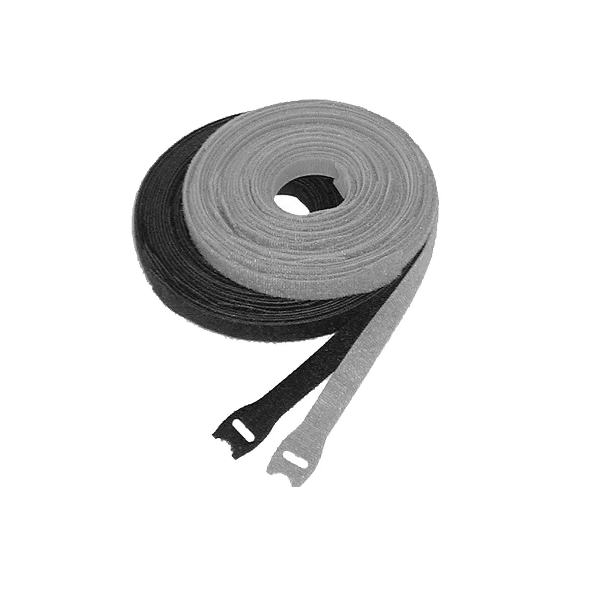 Burndy TFV3B6V2 Polyethylene Hook and Loop Straps, Black , 600" L, 3/4" W, Used On Fiberoptic Applications
