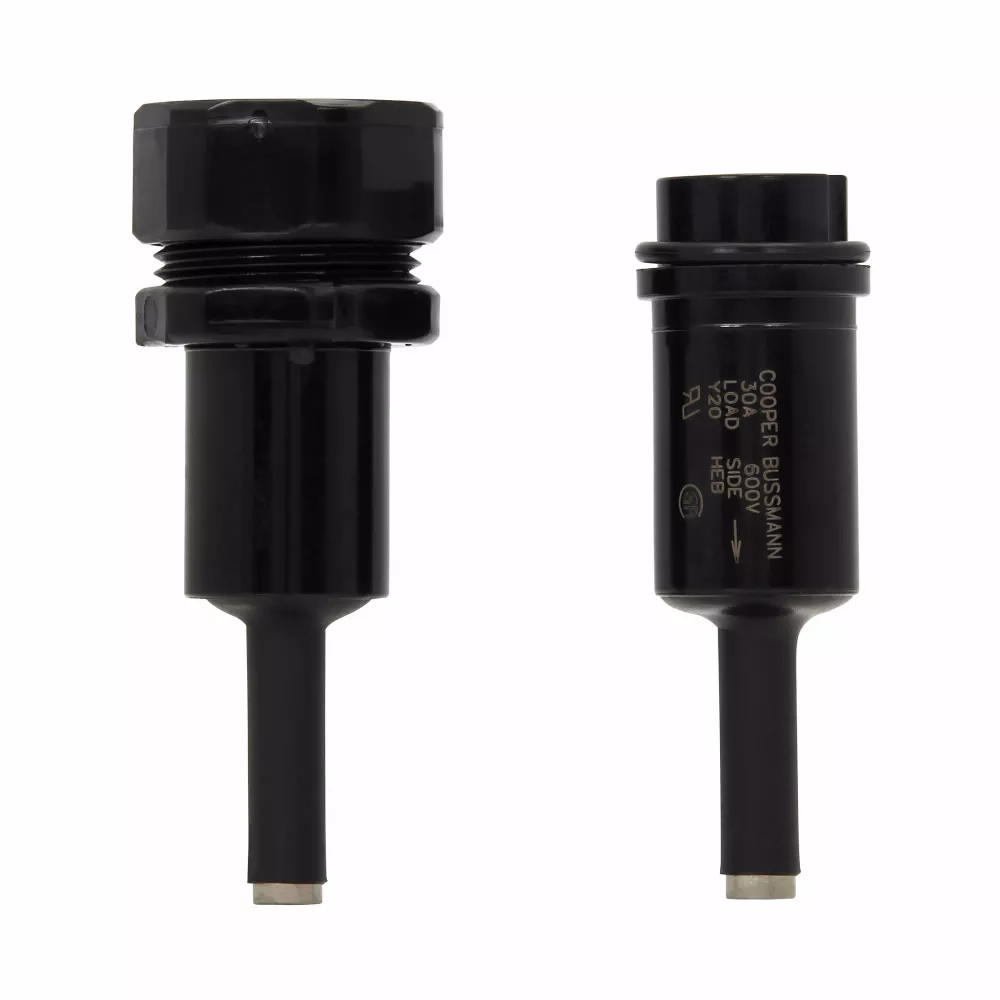 Bussmann HEB-AA Water Resistant, Single-Pole Non-Breakaway In-Line Fuse Holder for any 13/32" x 1-1/2" Midget Fuses (typically fuse types: BAF, FNM, FNQ, and KTK)