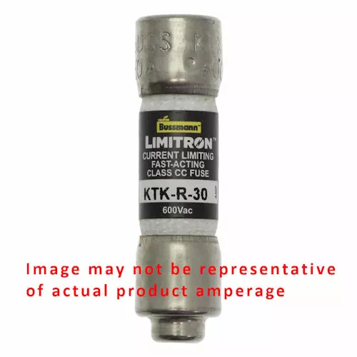 Bussmann KTK-R-5 5amp Limitron™ Fast-Acting, Branch Circuit, Class-CC Fuse, Rejection-Type, 600Vac