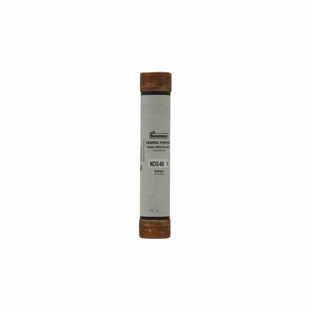Bussmann NOS-60 60amp General Purpose Non-Current-Limiting One-Time Fuse, Class K5/H, 600V
