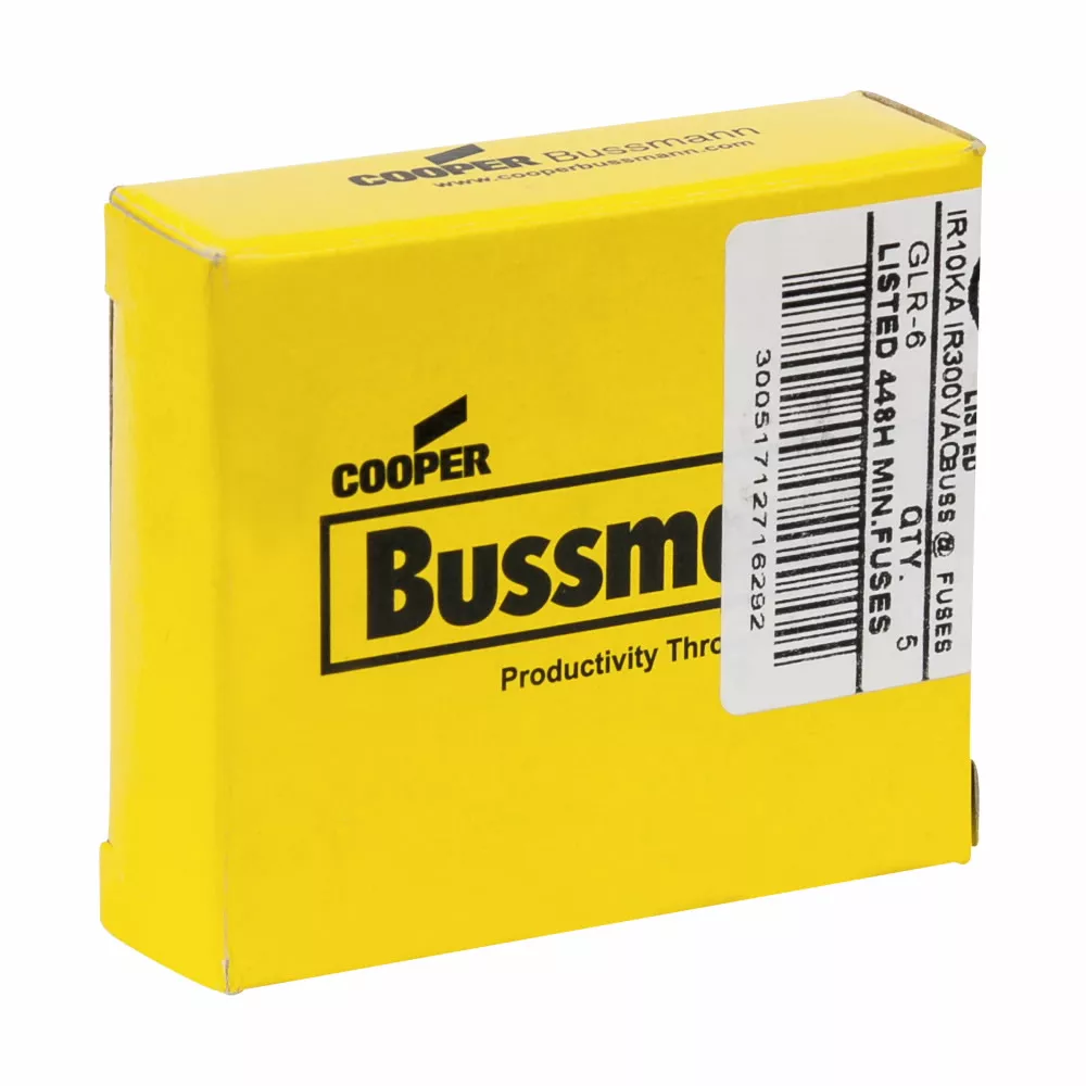 Bussmann Series GLR-6 Small Dimension Fuse