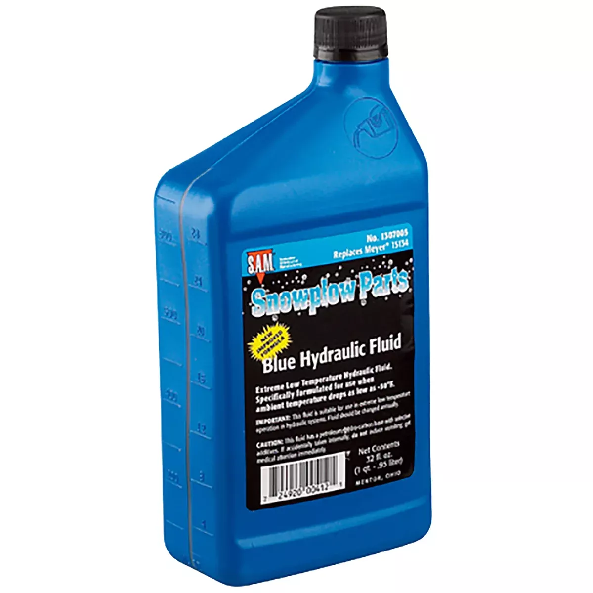 Buyers 1307005 Low-Temperature Blue Hydraulic Fluid 1 Qt.