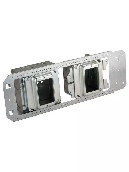 Caddy A1BF1G41N Caddy All-in-One Between-Stud With Removable Mud Ring, Multi-Box, (4) 1", (4) 1-1/4" Knockouts, 1 Gang, 42 in? Box, 5/8" Drywall, 3-5/8"