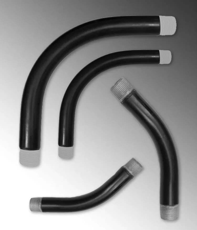 Calpipe PV1090EL00 1" x 90. PVC Coated Galvanized Rigid Conduit Elbow