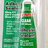 CLEAR SILICONE ADHESIVE / SEALANT - 3 OUNCE CARDED TUBE