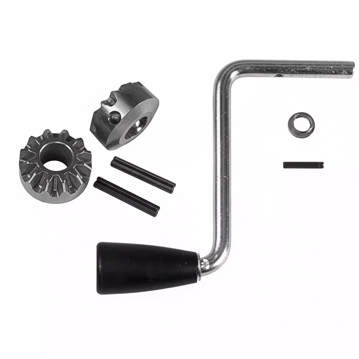 CRANK WITH BLACK KNOB & GEAR KIT
