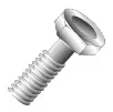 Cully 74212J 1/4-20 x 3/4" Hex Head Cap Screw, Fully Threaded, 18-8 Stainless Steel, Jar