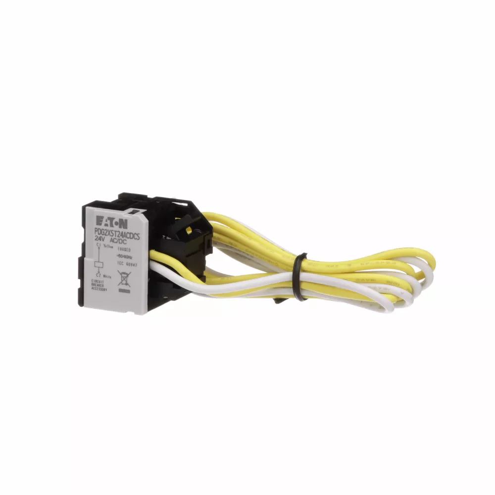 Cutler-Hammer PDG2XST130ACDCS Power Defense molded case circuit breaker accessory shunt trip, 110-130 V/125 Vdc, PD2 Global, Power Defense, Frame J-K, 110-130 Vac/125 Vdc, Pigtail 0.75m, Frame 2