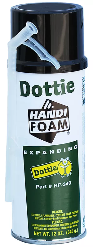 Dottie HF340 Handi-Foam Expanding Sealant, 12oz Can