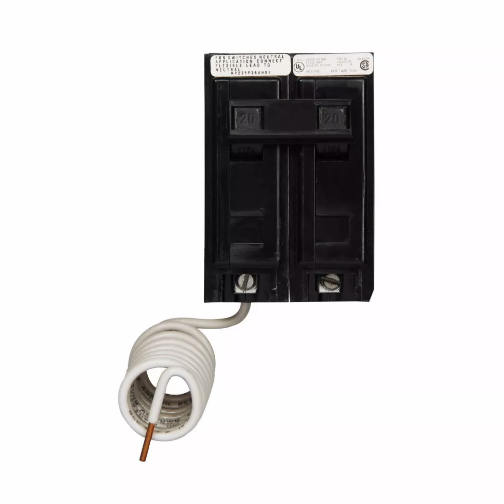 Eaton BAB2020 20A 2-Pole Bolt-On Circuit Breaker
