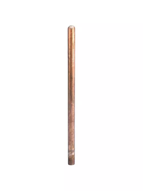 Erico LPC202BST Air Terminal, Imperial Thread, Copper, Bare, 3/8" dia, Blunt, 12"
