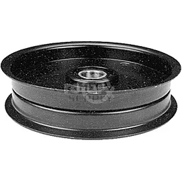Flat Idler Pulley replaces Exmark 1-613098.