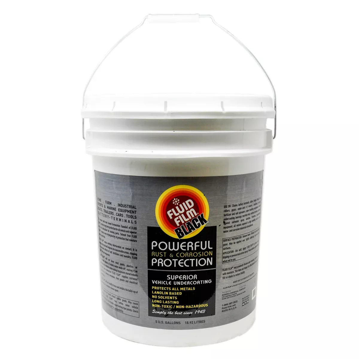 Fluid Film Black PNAS-B 5 Gallon Pail