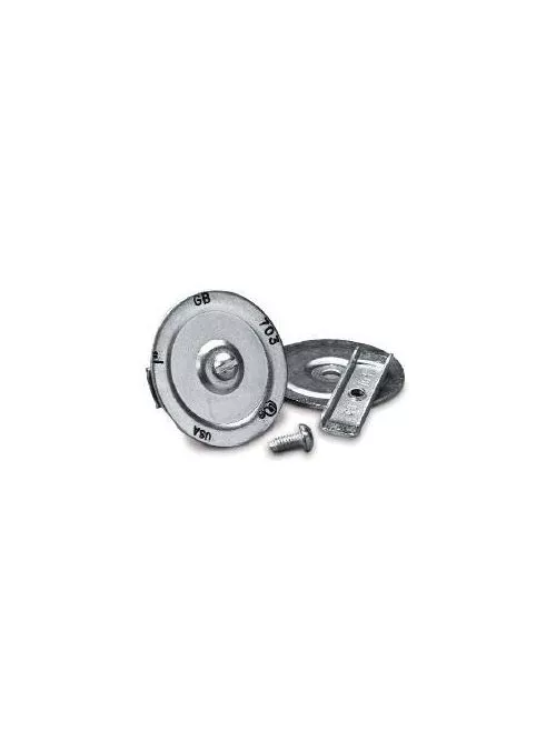 Gardner Bender KO702 3/4" Bolt-On Knockout Seal, Galvanized Steel