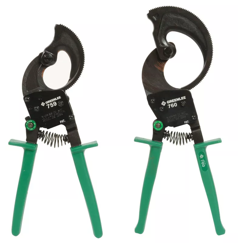 Greenlee 759 10-1/2" 500 MCM Copper Compact Ratchet Cable Cutter