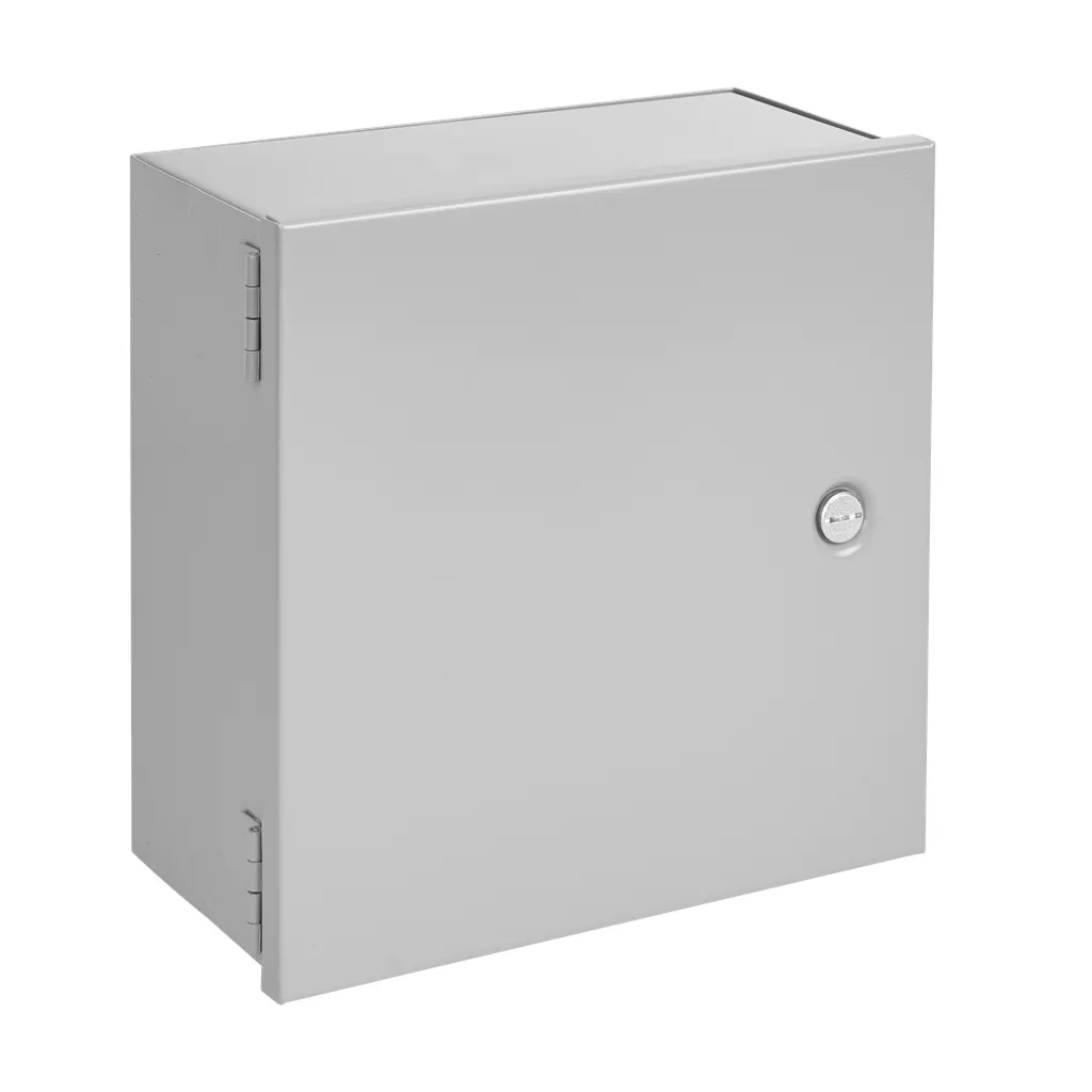 Hoffman A14N124 Small, Type 1, 14" x 12" x 4", Gray, Steel