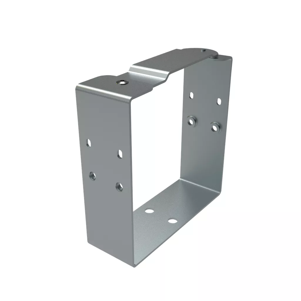 Hoffman F66GUCGV Galvanized Universal U-Connector, fits 6" x 6", Steel