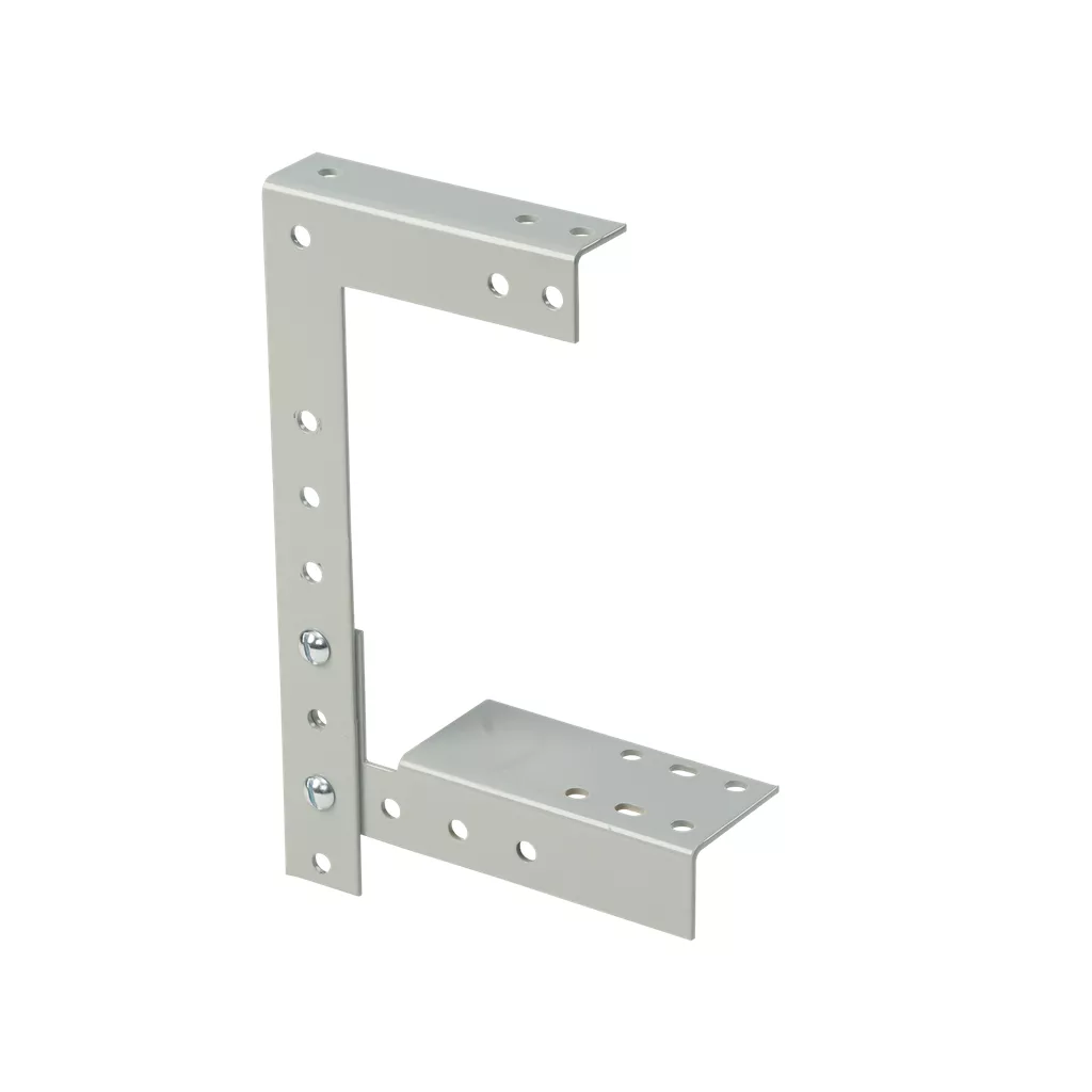 Hoffman F88T3RDH Drop and Bracket Hanger, fits 8" x 8", Gray, Steel
