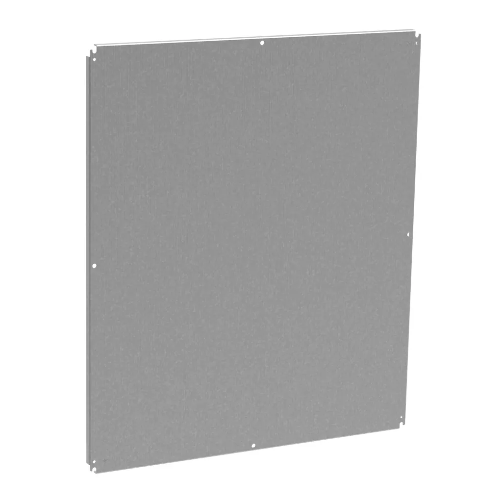 Hoffman PP1112G Full Back Panel, 1021x 1173mm, Gray, Steel