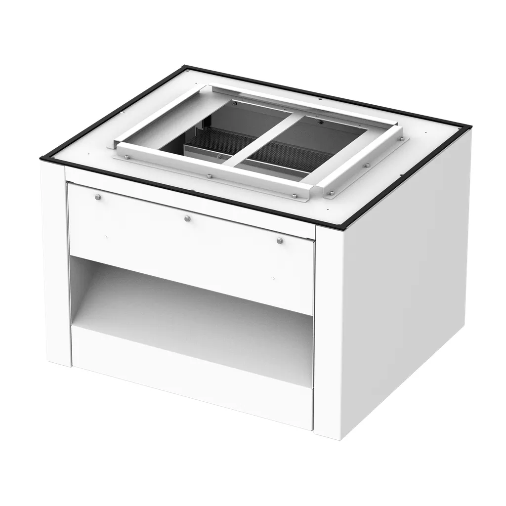 Hoffman WFHD3VB3630 Bases, 24.00x36.00x30.00, White, Vented Aluminum