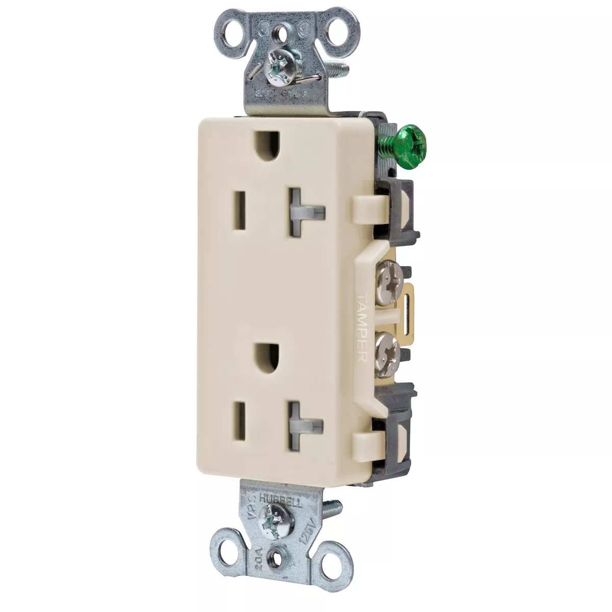 Hubbell DR20LATR TAMP RES, DECO FACE, 20A 125V, LA