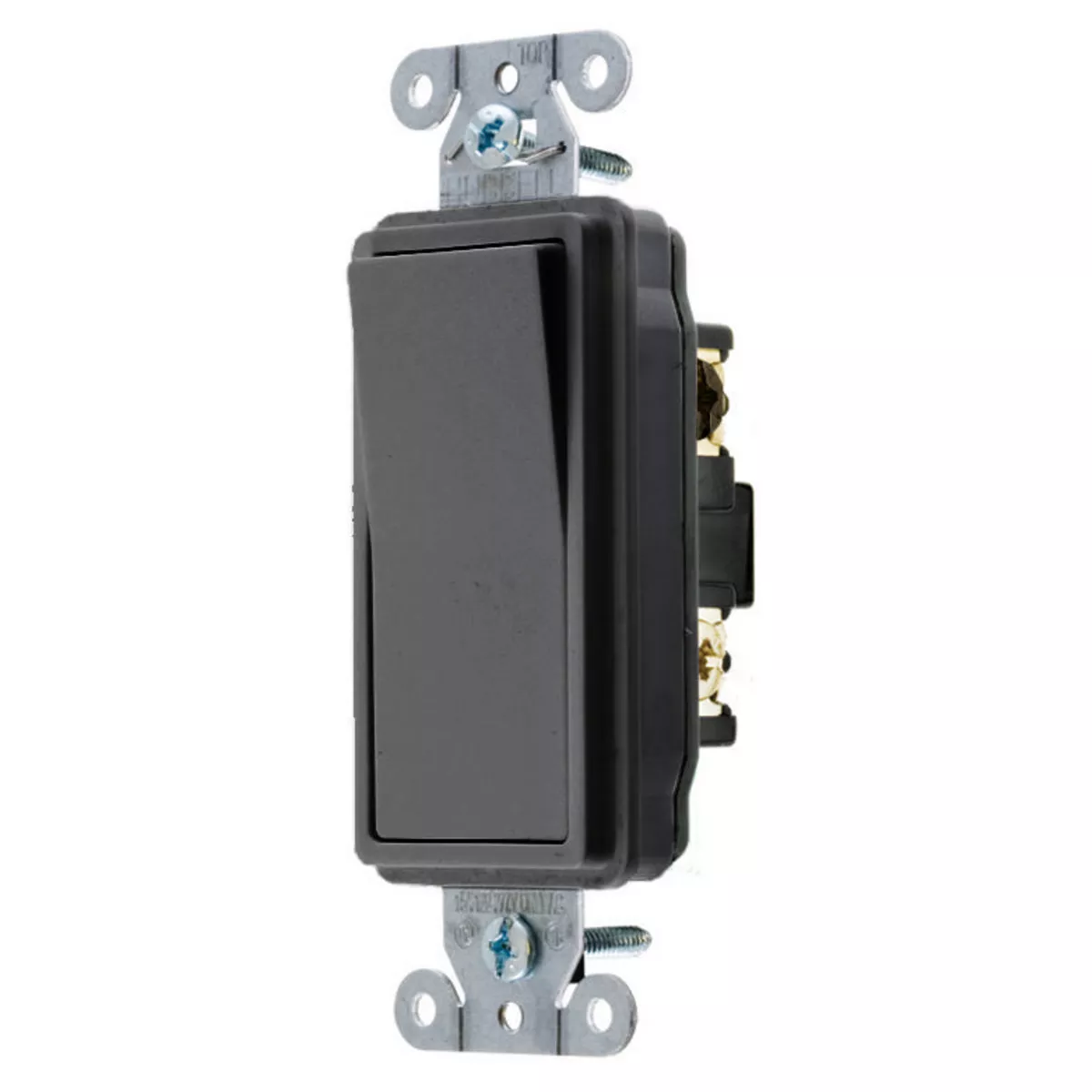 Hubbell DS320BK 20 Amp 120/277 VAC 3-Way Black Rocker Switch