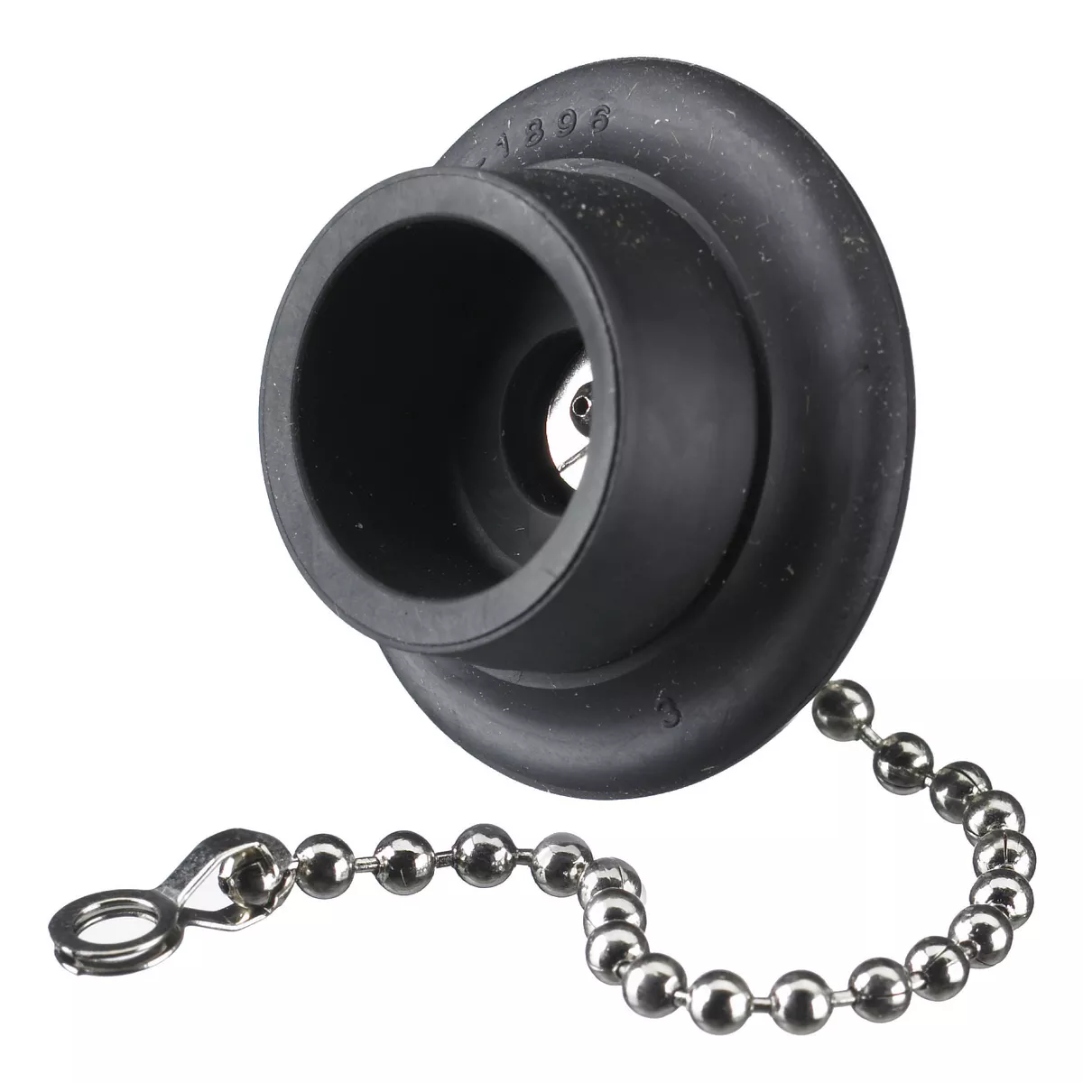 Hubbell HBL4890 Weatherproof Closure Cover with Nickel Plated Bead Chain
