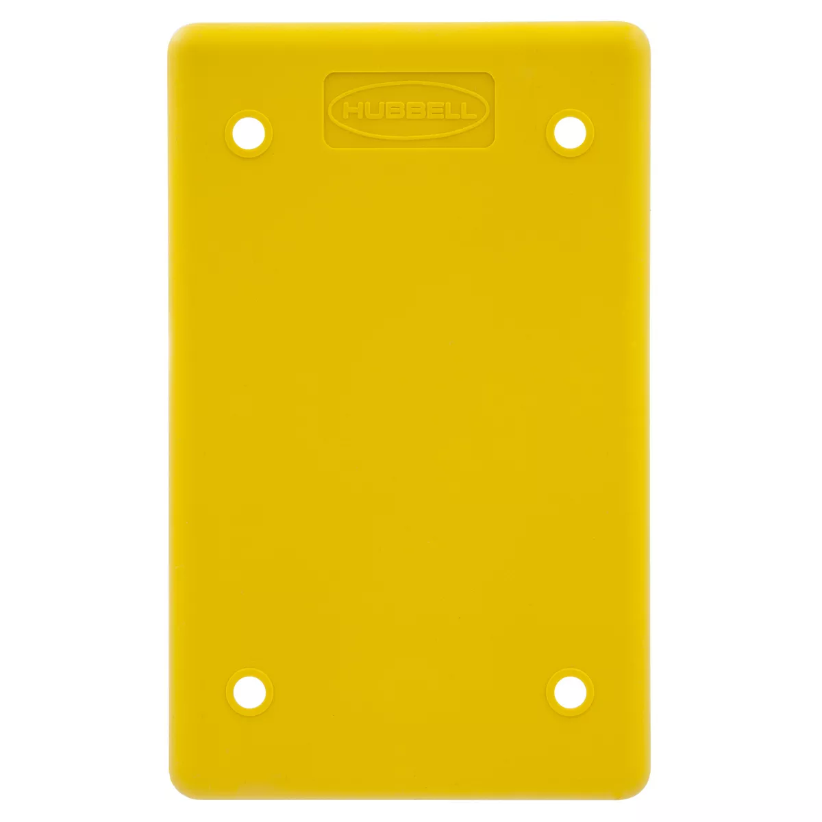 Hubbell HBL60CM88 Yellow Weatherproof Dockside Cover Plate