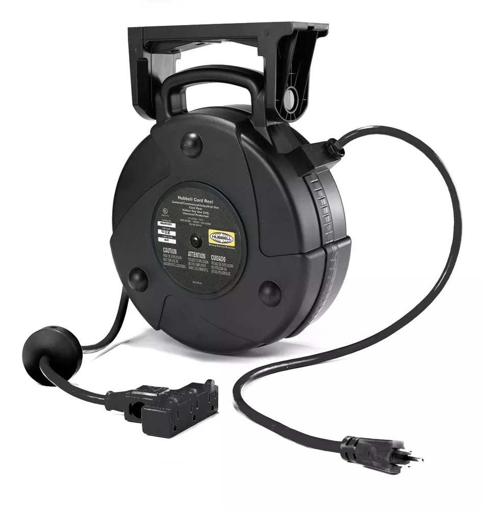 Hubbell HBLC40123CORD REEL, 40' 15A/125V