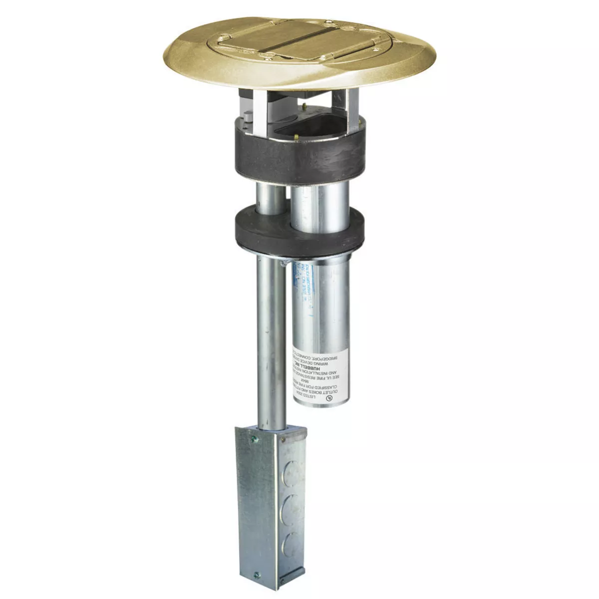 Hubbell S1PT3IMBRSJFRPT, 1 PC, 3U IS + 20A S1, BRS FIN JBOX