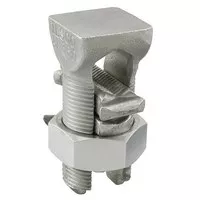 Ilsco AK-2/0 Aluminum Split Bolt, Main Range 2/0-2, Tap Range 2/0-8, Tin Plated, UL, CSA
