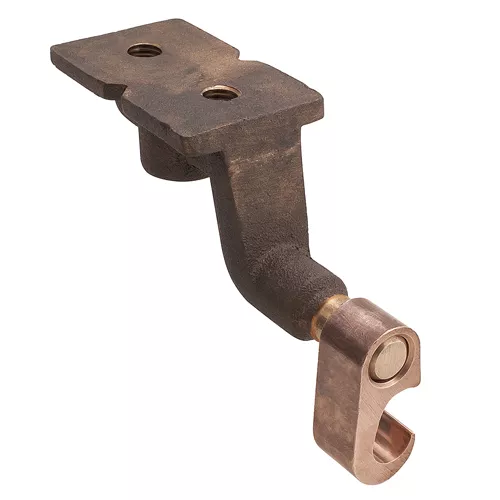 Ilsco CGP2-2250 Permaground Copper Grounding Plate, Conductor Range 250-2, 2 Holes, UL