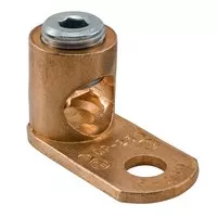 Ilsco CP-0 Copper Post Connector, Conductor Range 1/0-8, 5/16in Bolt Size, UL, CSA