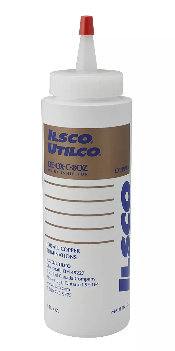 Ilsco DE-OX-C-8OZ DE-OX Oxide Inhibitor, Copper, 8oz Bottle