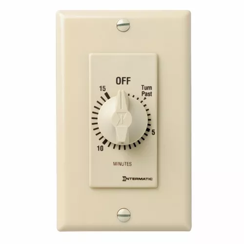 Intermatic FD15MC 15 Minute 125 to 277 VAC 60 Hz SPST Ivory Countdown Timer