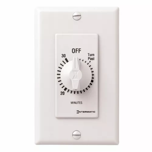 Intermatic FD30MWC 30 Minute 125 to 277 VAC 60 Hz SPST White Countdown Timer
