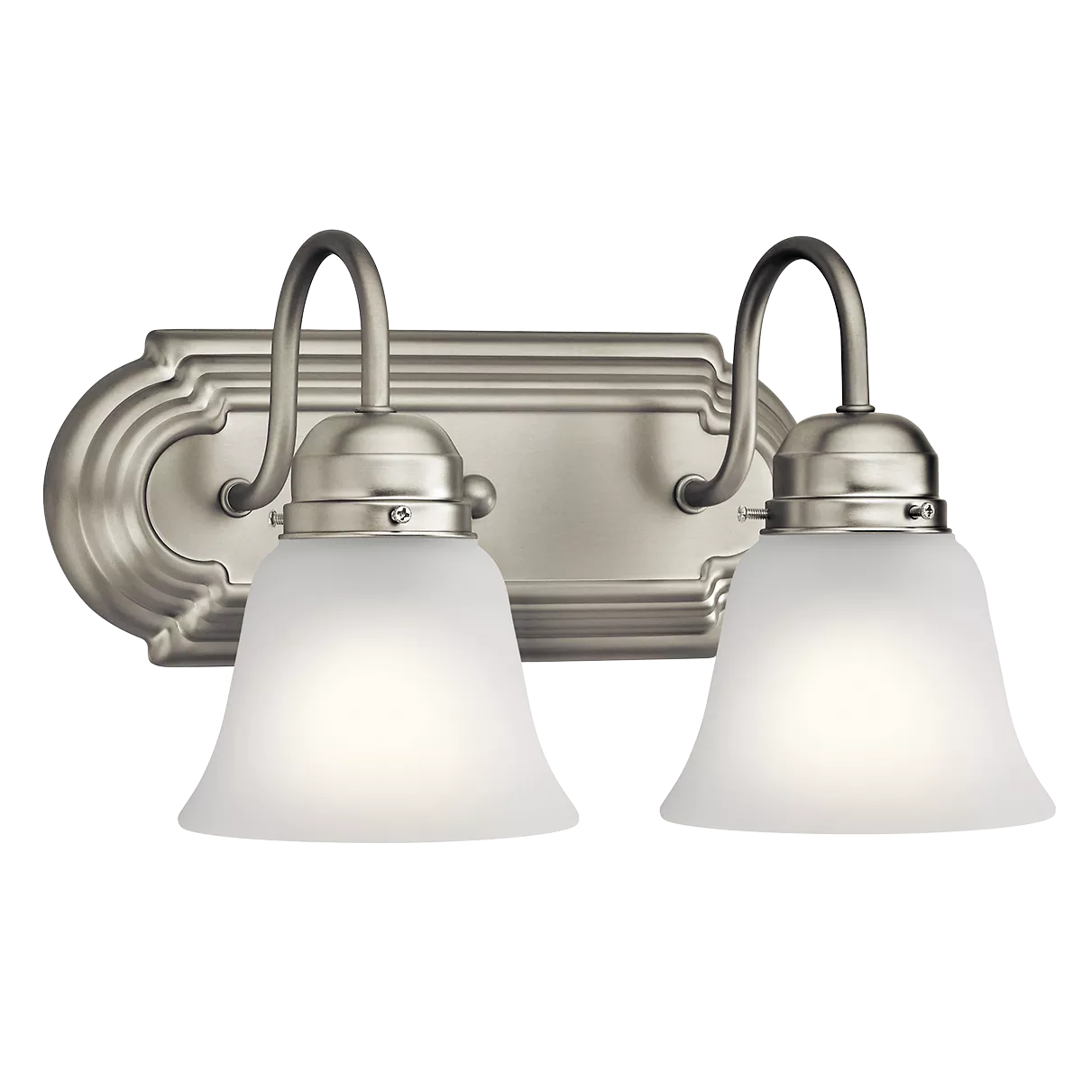 Kichler 5336NIS 12.25" 2 Light Vanity Light Brushed Nickel