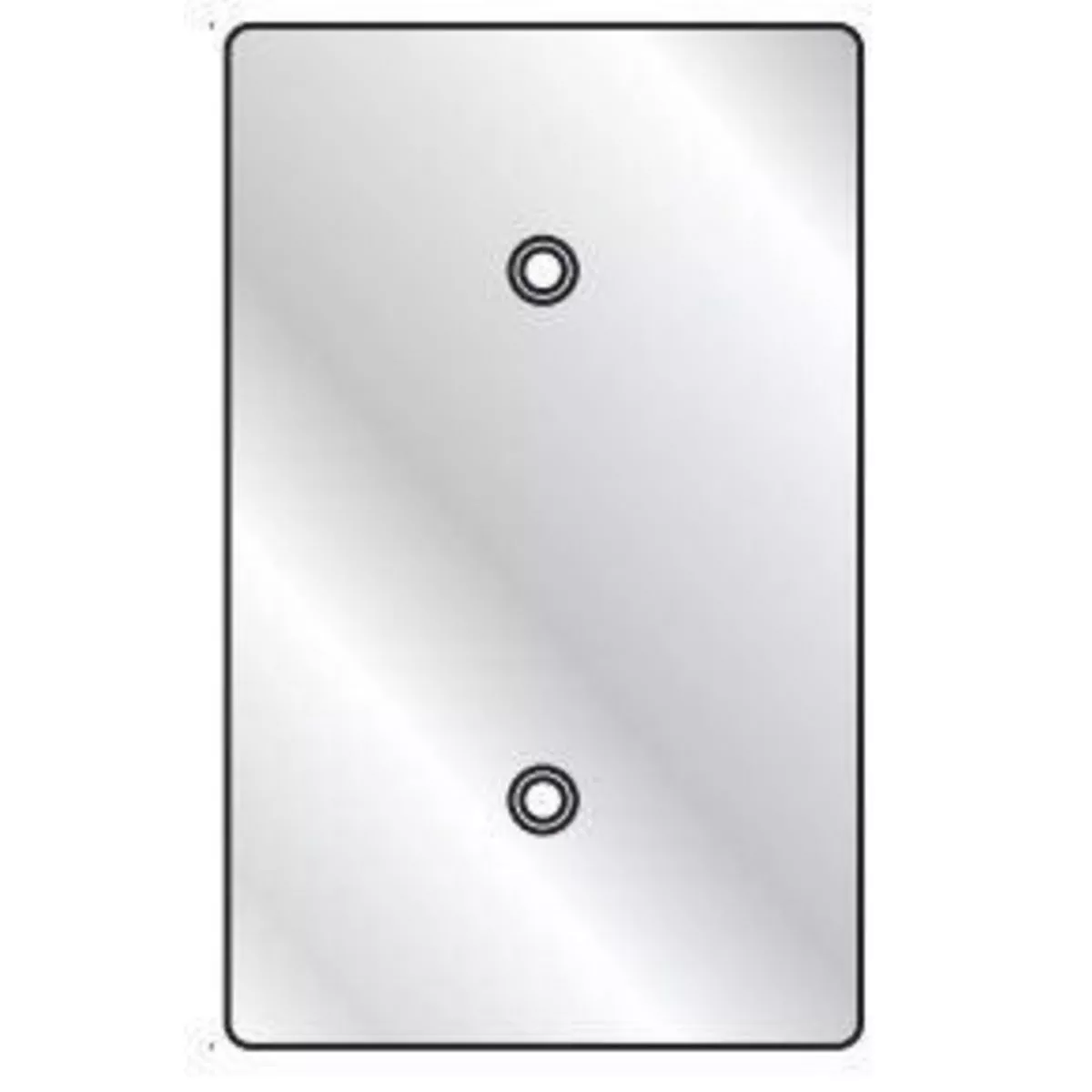 Killark 1FBC FS/FD Series Fittings- Device Box Covers- Single Gang with Coating- Blank for Single Gang Boxes