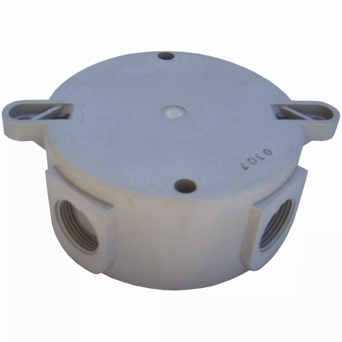 Killark NV2XG NV2 Series Ceiling Mount Splice Box - 3/4" NPT - Gray