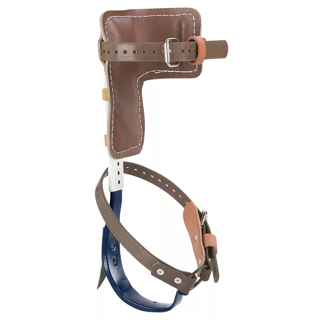 Klein Tools CN1972AR 15 to 19 Inch Adjustable Pole Climber with 1-1/2 Inch Gaffs Complete Set