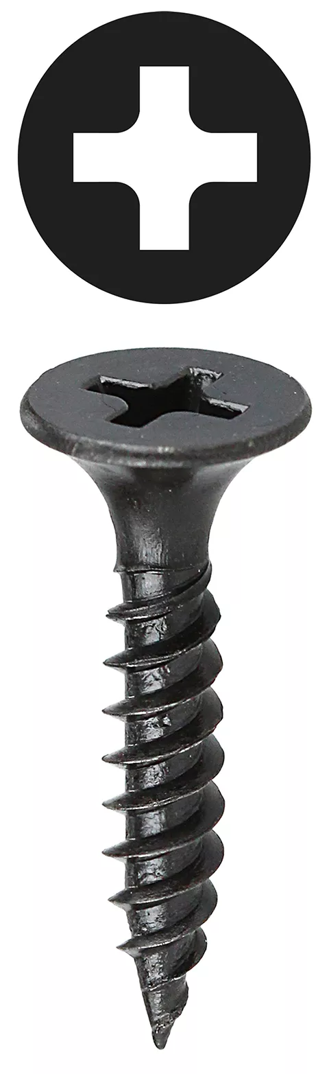 LH Dottie DWSBX62 #6 x 2 Inch Black Oxide Bugle Head Phillips Drywall Screw
