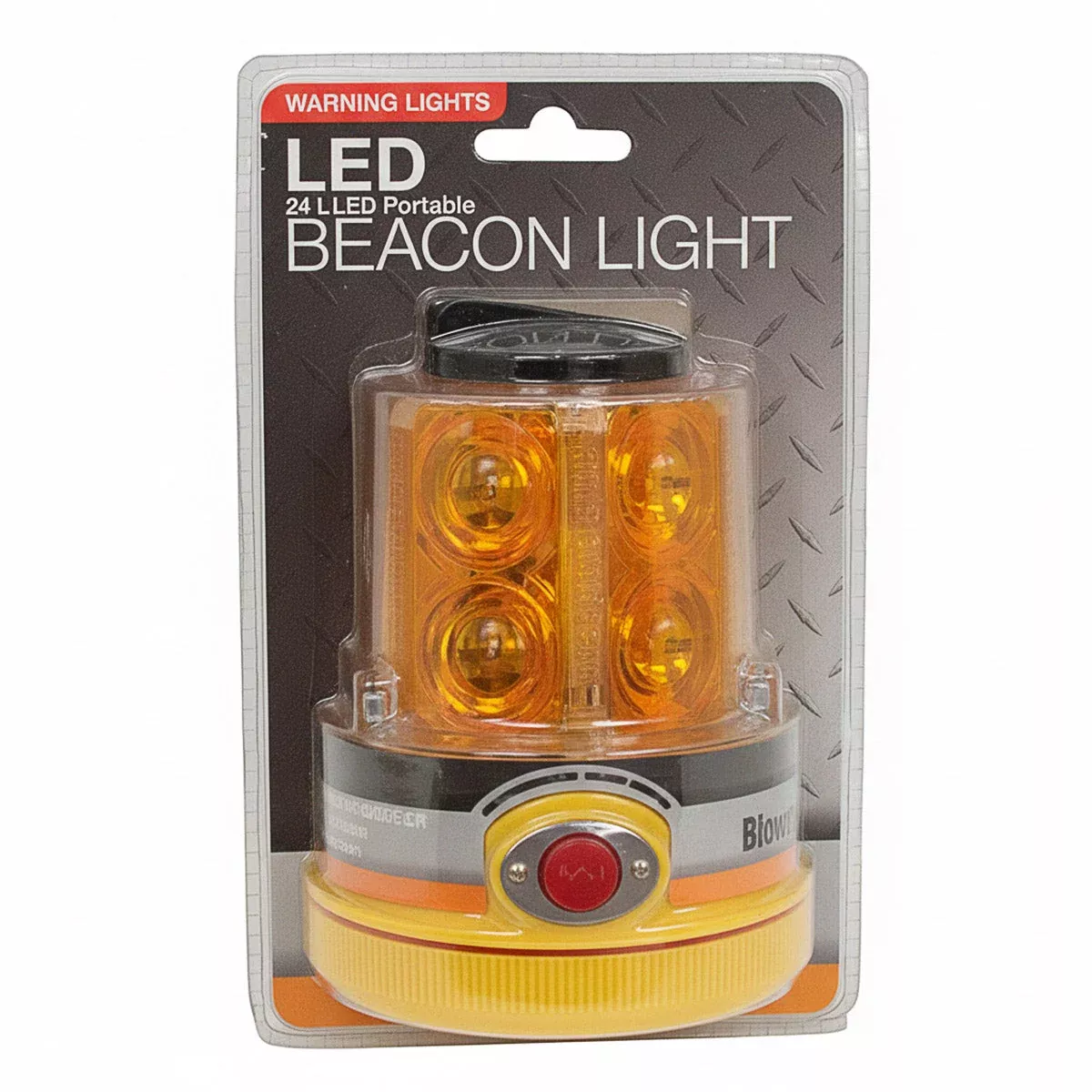 MAGNETIC BATTERY OPERATED LED BEACON - AMBER