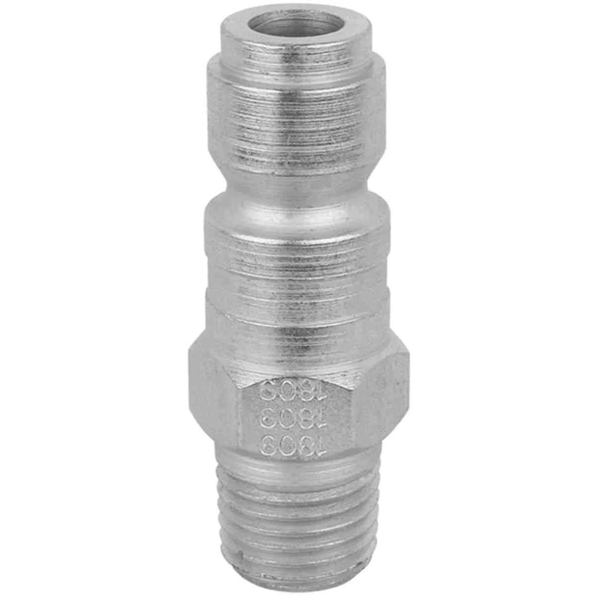 MILTON TRU-FLATE COUPLER, 1/4 INCH MALE PLUG
