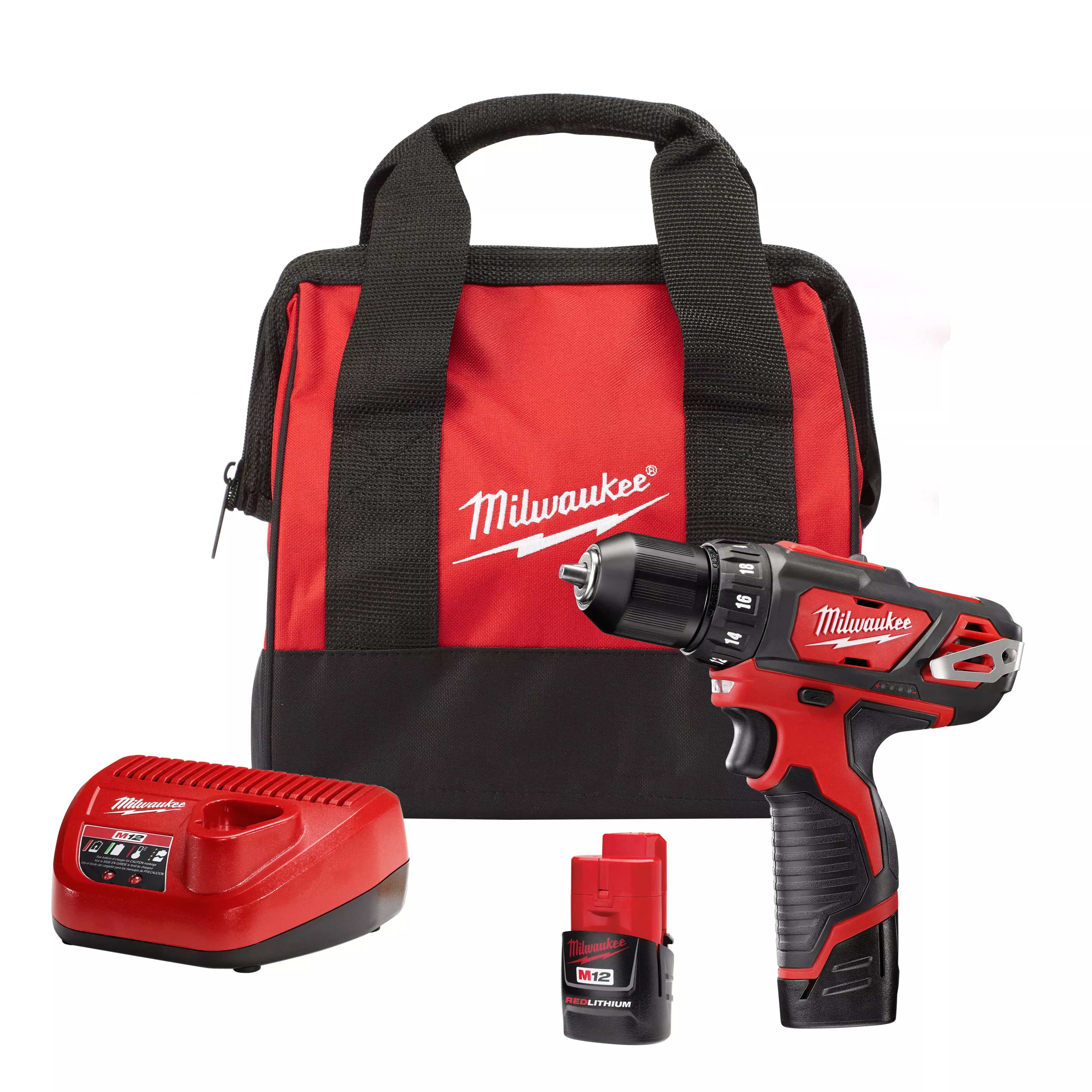 Milwaukee 2407-22 M12™ 3/8" Drill/Driver Kit w/Battery & Charger