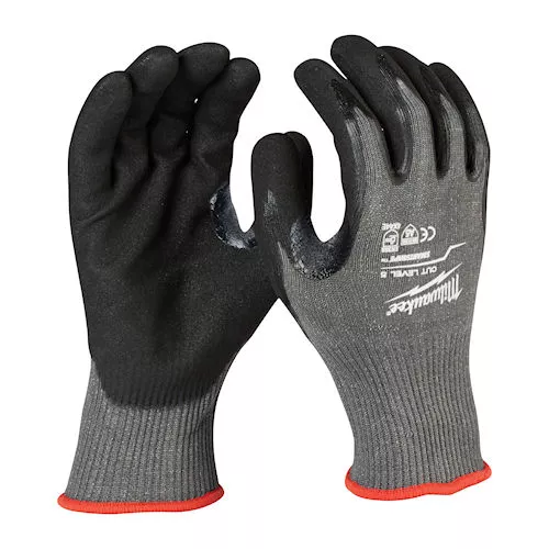 Milwaukee 48-22-8950 Cut Resistant Dipped Gloves, ANSI Cut Level 5 - Small (1pr)