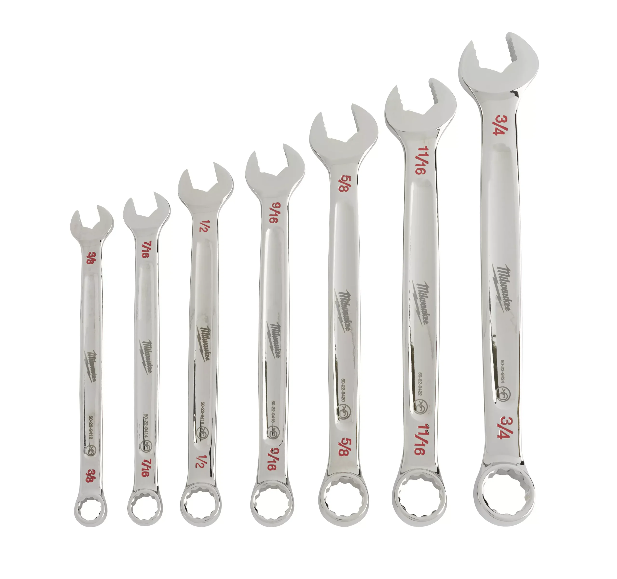 Milwaukee 48-22-9407 7-Piece Combination Wrench Set - SAE