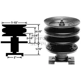 Noma 310-675 Center Spindle Assembly