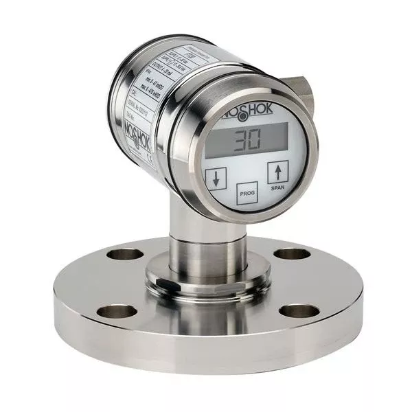 NOSHOK PTI30 Series High Accuracy Intelligent Industrial Pressure Transmitter PTI30-5PSIG-1-1-69-28, Min. span 1.45 psi, max. span 5.8 psi, 1/2 FNPT, Electrical Connection 1/2 FNPT